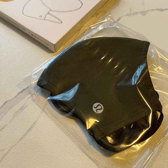 lululemon athletica Other - lululemon Double strap face mask Dark Oliver